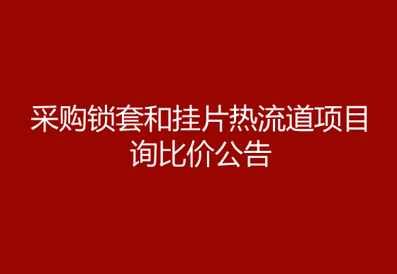 华亿买球采购锁套和挂片热流道项目询比价公告